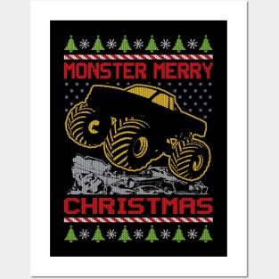 MONSTER MERRY CHRISTMAS Posters and Art